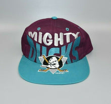 Load image into Gallery viewer, Anaheim Mighty Ducks Vintage Logo 7 Big Logo Snapback Cap Hat
