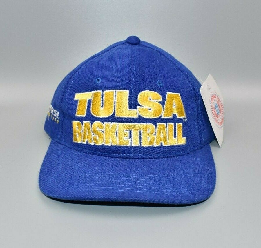 Tulsa Golden Hurricane Converse Basketball Vintage 90's Snapback Cap Hat - NWT