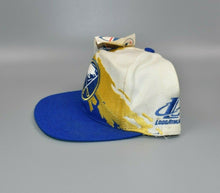 Load image into Gallery viewer, Buffalo Sabres Vintage 90&#39;s Logo Athletic Splash Snapback Cap Hat - NWT
