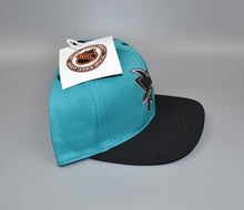 Load image into Gallery viewer, San Jose Sharks Vintage Drew Pearson Fresh Caps KIDS Snapback Cap Hat - NWT
