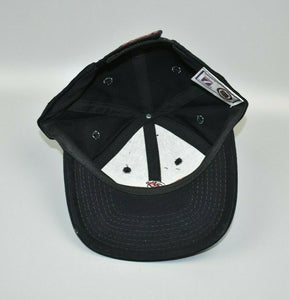 New Jersey Devils NHL Logo 7 Vintage 90's Oval Spell Out Strapback Cap Hat