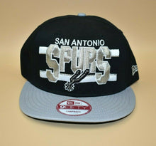 Load image into Gallery viewer, San Antonio Spurs New Era 9FIFTY NBA Hardwood Classics Split Bar Snapback Cap
