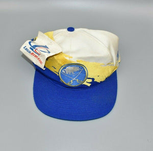 Buffalo Sabres Vintage 90's Logo Athletic Splash Snapback Cap Hat - NWT