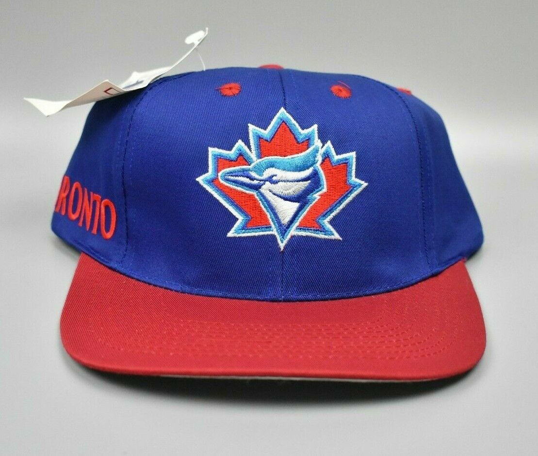 Toronto Blue Jays Vintage 90's Twins Enterprise Swirl Snapback Cap Hat - NWT